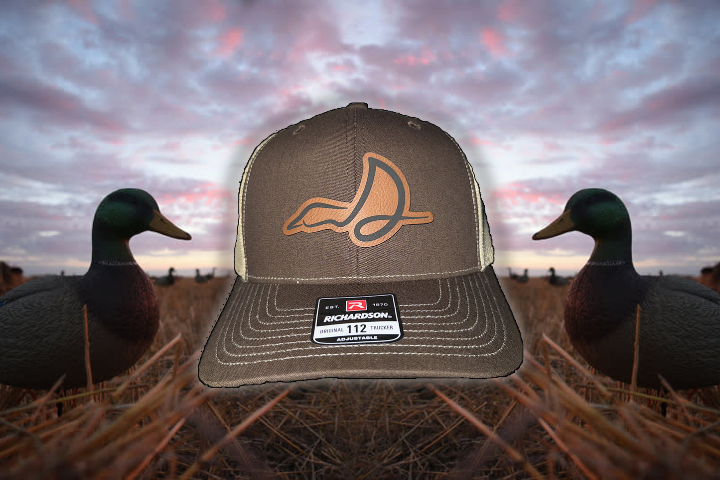 Trucker Hat with Duck Logo