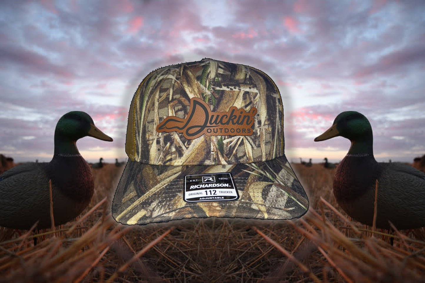 Trucker Hat with Outdoors Logo